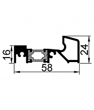 ПТ460 Порог с термовставкой